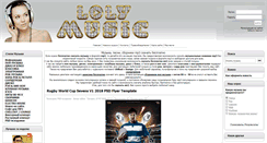 Desktop Screenshot of lolymusic.com